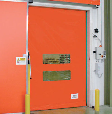 سرعة عالية حلزونية PVC سقف الزنزانة الباب المعدني الدوار شاتر الباب مع العزل
