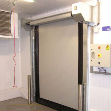 الأبواب الشفافة السريعة المغلطة من الفولاذ المغلف للمرافق الصيدلانية