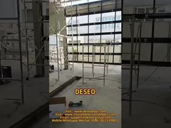 باب المرآب المقطع مع لوحات الزجاج