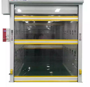 المقاومة للرياح الألومنيوم الباب القطعي مع صفيحة طبقة واحدة / مزدوجة عالية الجودة الكهربائية الصناعية سبيكة الألومنيوم