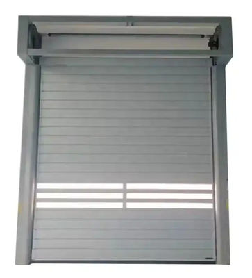 سبيكة الألومنيوم الباب الدوار عالي السرعة مع جهاز استشعار ضوئي 220V / 50HZ مصدر الطاقة للورشة مع السطح النهائي