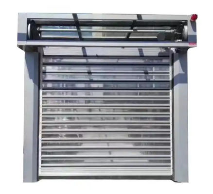 سبيكة الألومنيوم الباب الدوار عالي السرعة مع جهاز استشعار ضوئي 220V / 50HZ مصدر الطاقة للورشة مع السطح النهائي