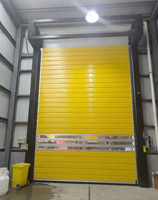 سبيكة الألومنيوم الباب الدوار عالي السرعة مع جهاز استشعار ضوئي 220V / 50HZ مصدر الطاقة للورشة مع السطح النهائي