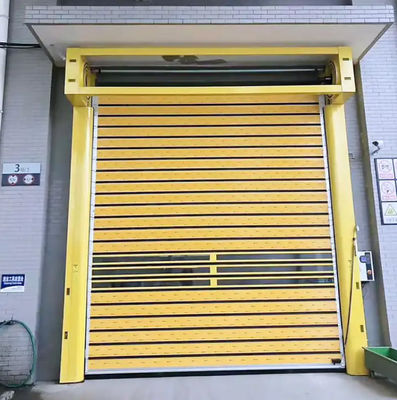بوابة دوامة سريعة تحكمها اللوحة التحكمية مع 0.8m/s سرعات فتح وإغلاق في 220V / 50HZ مخصصة