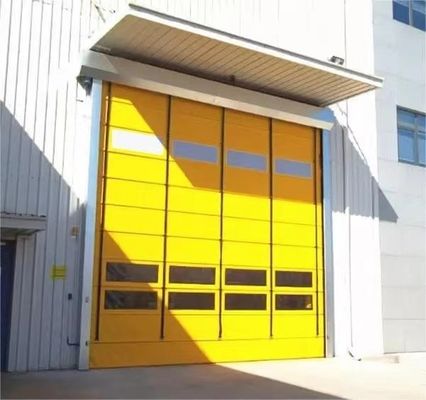 الأمن الأبواب المتحركة السريعة مع التثبيت السهل صيانة منخفضة / تخفيض الضوضاء التجارية الحديثة