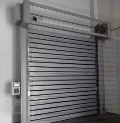 جهاز استشعار الكهرباء الضوئية السرعة الباب المتعرج -20\u2103~ 50\u2103 نطاق درجة الحرارة التحكم PLC الباب السريع التلقائي