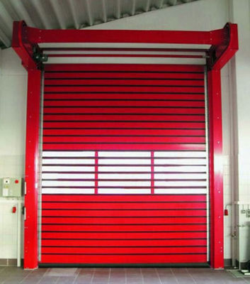 الألومنيوم الشفاف السرعة العالية مدور الباب الطاقة 220V / 50HZ للمستودع