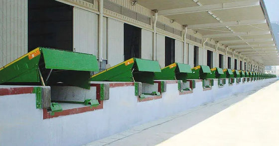 ورشة عمل أوتوماتيكي رصيف لوحة رصيف أبواب مستويات 25000-40000LBS سعة التصميم آمنة 30000 رطلا حجم المنصة قابلة للتخصيص