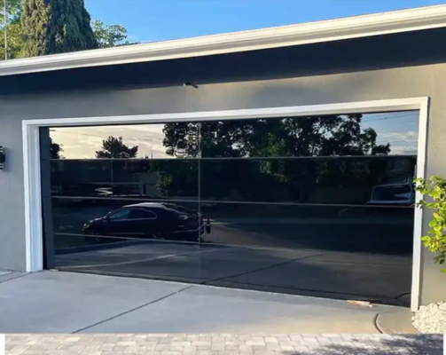 أوتوماتيكية قسمية المخصصة الألومنيوم بدون إطار الألومنيوم سبيكة الزجاج عالية السلامة الوقاية من المياه الدرجة 3 نافذة المرآب الشفافة الزجاجية الباب المقطعية المرآب