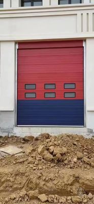 الباب الصناعي الكهربائي الآلي عالي السرعة PVC الباب المتداول سريع السرعة 304 مواد الفولاذ المقاوم للصدأ لسهولة التشغيل والمتانة