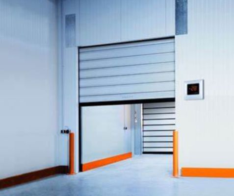 باب دوار ملون أمني مخصص من الألومنيوم عالي السرعة حلزوني السلامة والكفاءة لنفاذية الهواء ≤2.0 متر مكعب/متر مربع.ث