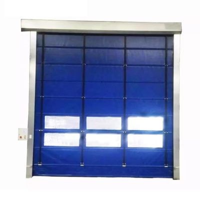 High Speed PVC Roll Up Rapid Shutter Door Factory High-Speed Automatic Aluminum Alloy 304 Stainless Steel Material with Thermal Insulation