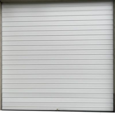 Customized White Overhead Door 50mm-80mm Thickness Insulated Commercial Industrial Sectional Garage Door Remote Control Efficient Warehouse Operations