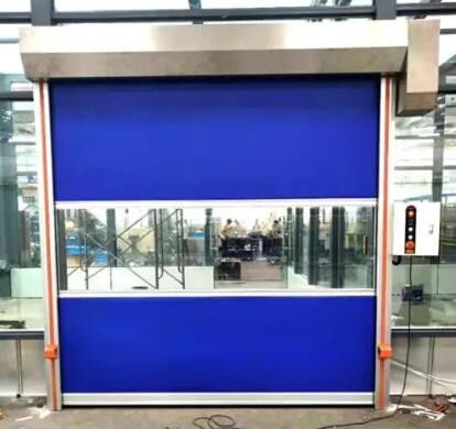 900 / 800N هيكل الأسطوانة السريعة لأبواب الأسطوانة مع نافذة PVC شفافة