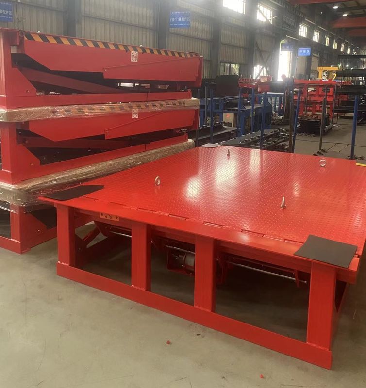25000-40000LBS السعة ورشة عمل التصميم الآمنة الصفيحة المرفأ الأوتوماتيكية مستويات باب المرفأ الهيدروليكية الثقيلة