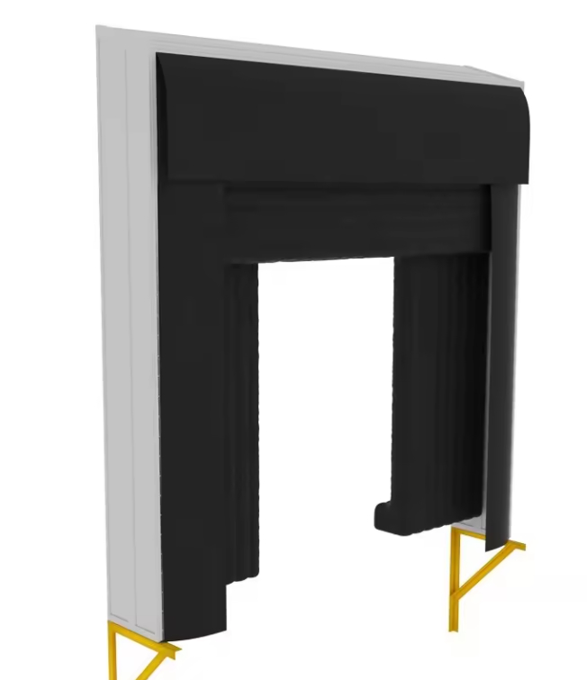 Wear-resistant Fabric and Finished Surface Adjustable Loading dock shelter Truck Mechanical Dock Shelter Waterproof PVC Dock Seal